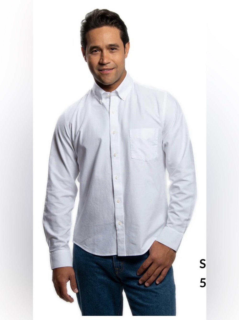 Peter Manning Oxford white Shirt size 2X